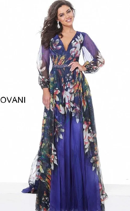 Jovani 2023 Long Floral Formal Dress