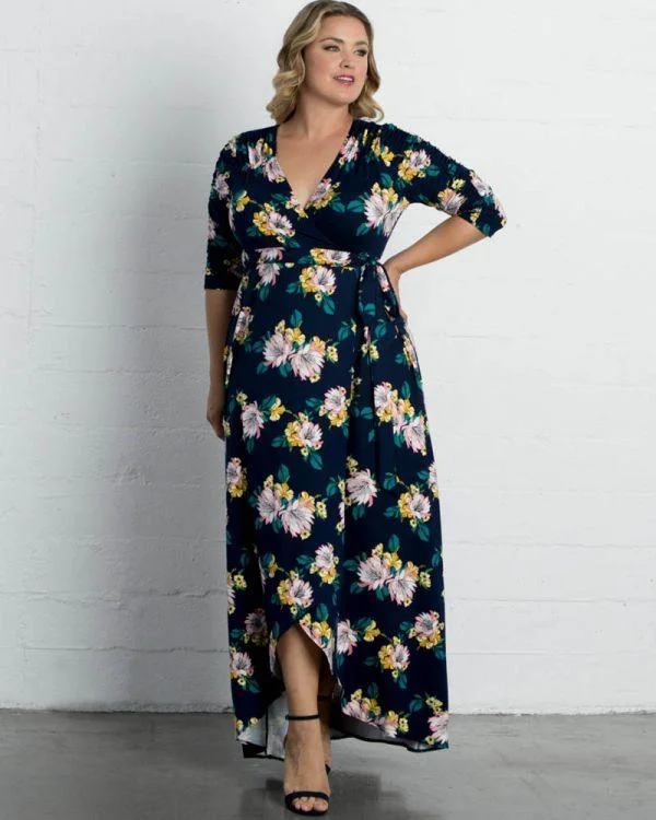 Kiyonna Long Formal Maxi Dress