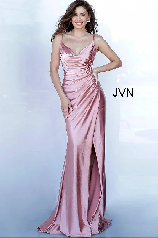 Jovani 03104 Long Formal Ruched Prom Gown