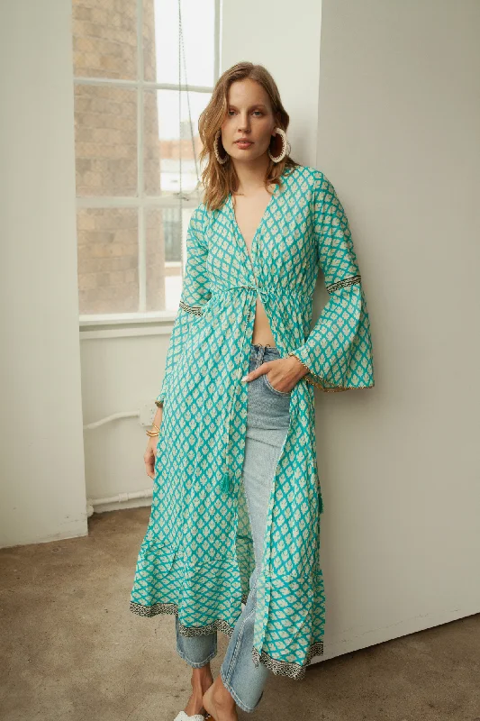 Karla Robe Aqua