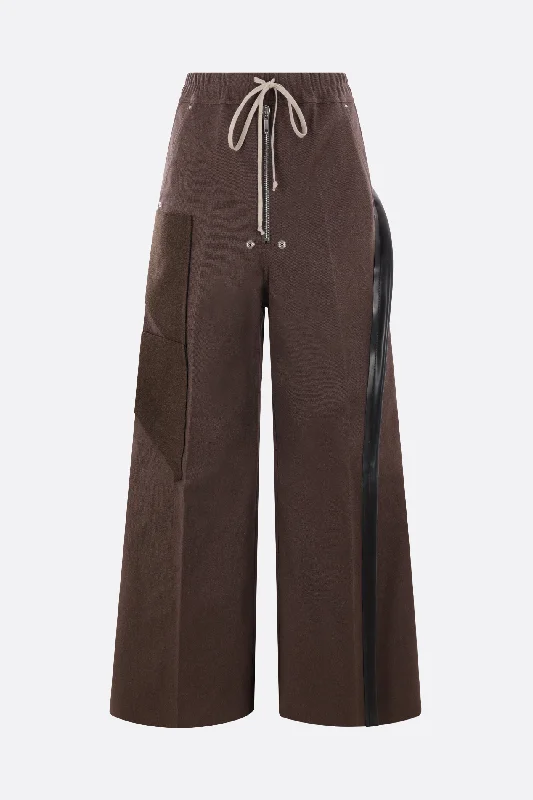 Bela wide-leg cotton trousers