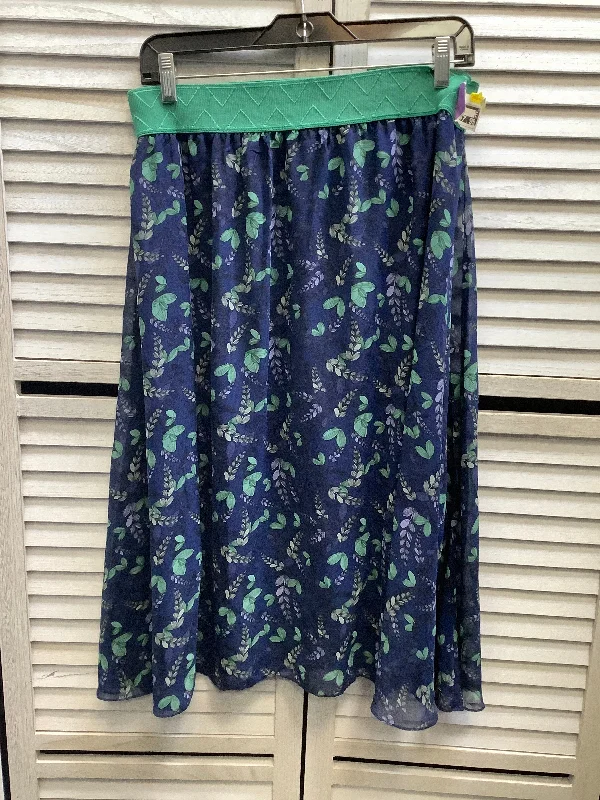 Skirt Midi By Lularoe In Blue, Size: S