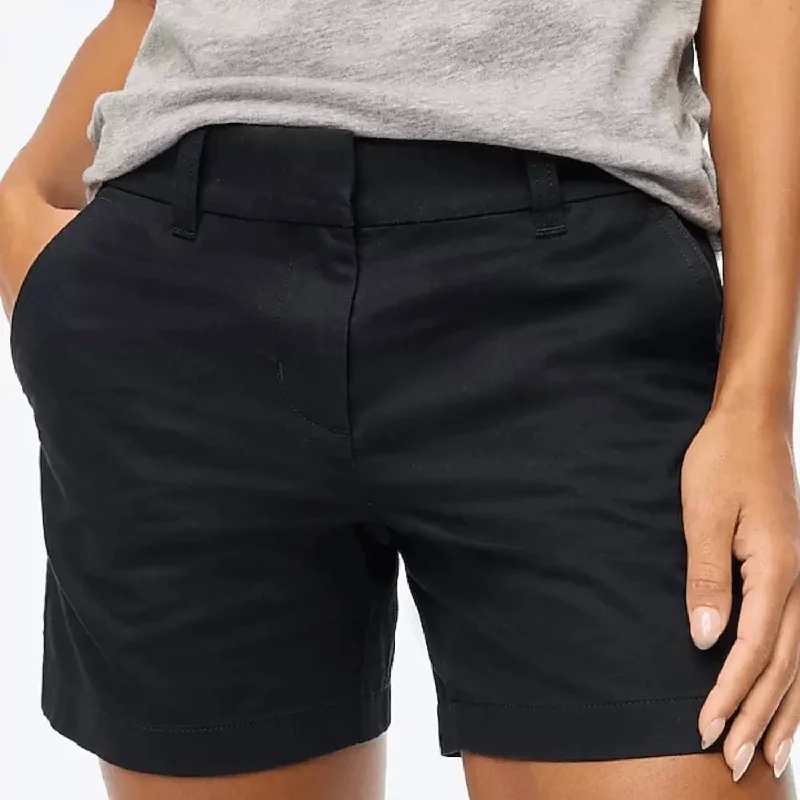 5" Classic Chino Short In Black