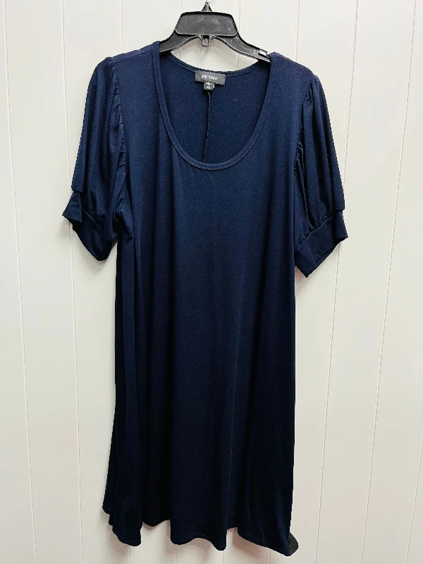 Dress Casual Short By Karen Kane In Navy, Size: 2x