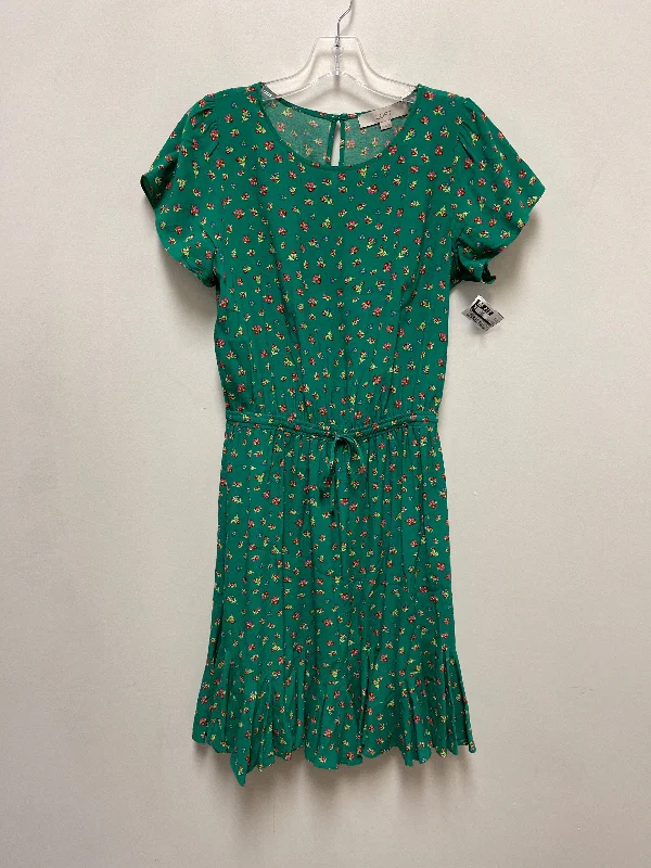 Dress Casual Short By Loft In Green, Size: Xs