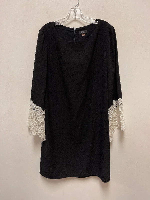 Dress Casual Short By Tahari By Arthur Levine In Black & White, Size: Xl