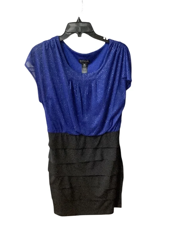 Dress Party Short By En Focus In Blue, Size: 12p