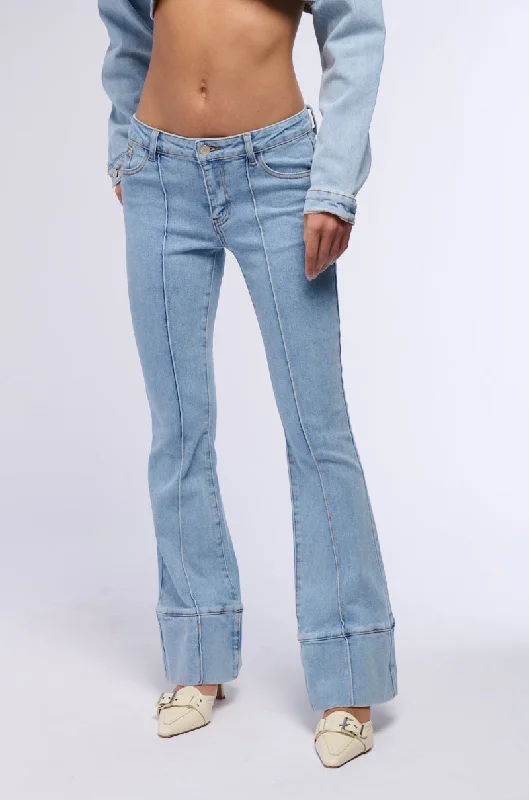 HOTEL CALIFORNIA LIGHT WASH FLARE JEANS