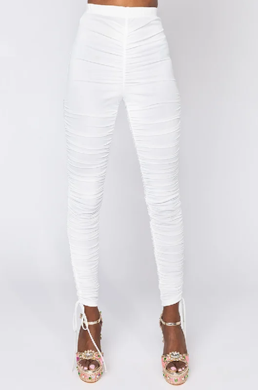 I WIN AGAIN STACKED LEGGINGS WHITE