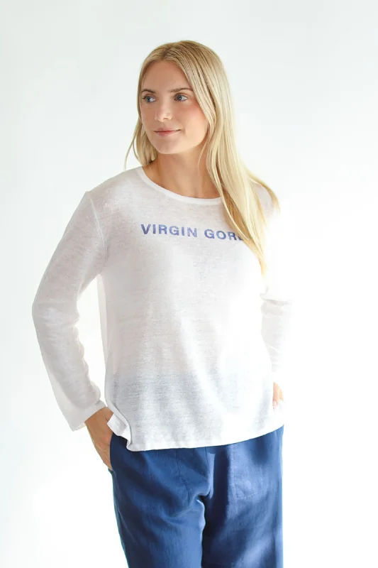 Virgin Gorda Brittany Sweater - White