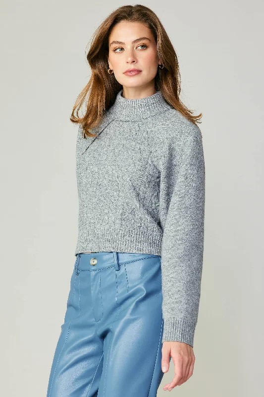 Two Piece Cable Knit Sweater