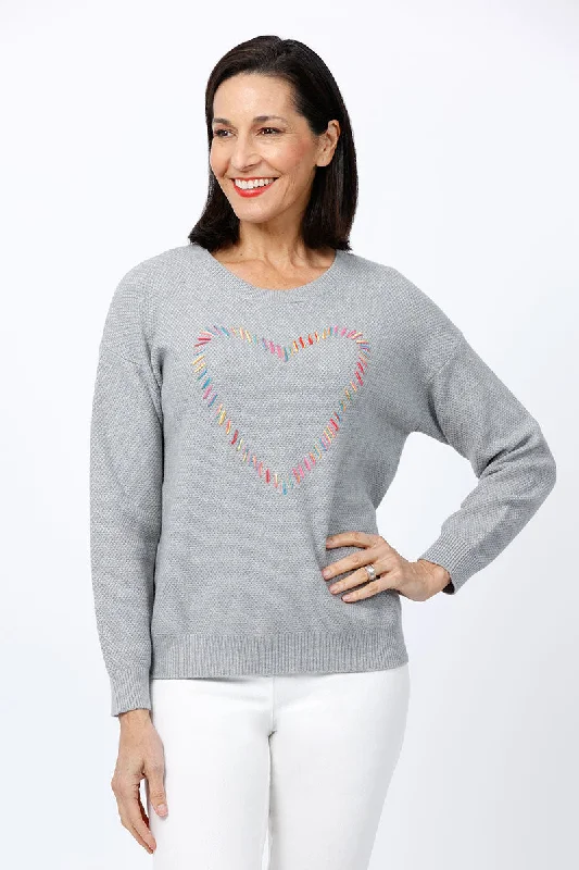 Ten Oh 8 Heart Stitch Sweater