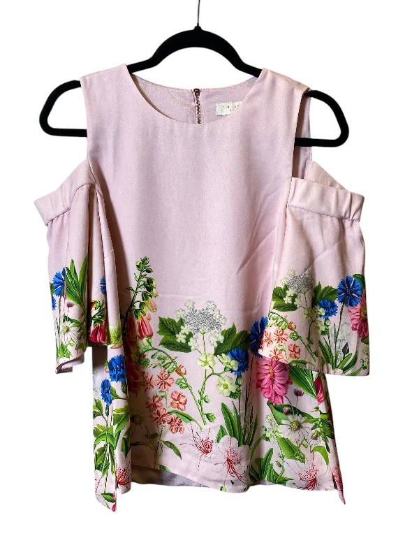 Top 3/4 Sleeve By Ted Baker In Pink, Size: S