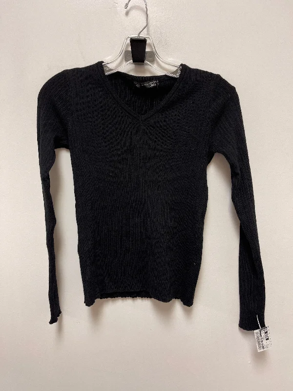 Top Long Sleeve By Clothes Mentor In Black, Size: S