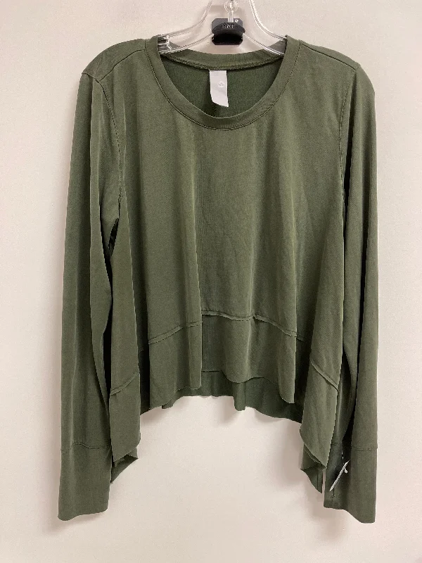 Top Long Sleeve By Clothes Mentor In Green, Size: M