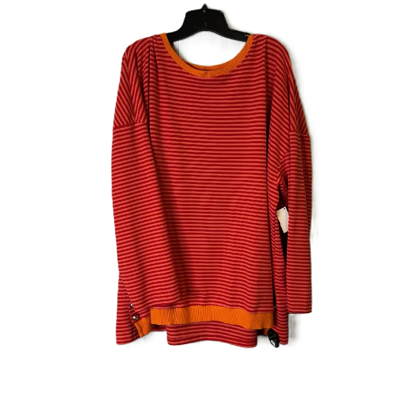 Top Long Sleeve By House of Halle In Red, Size: 4x