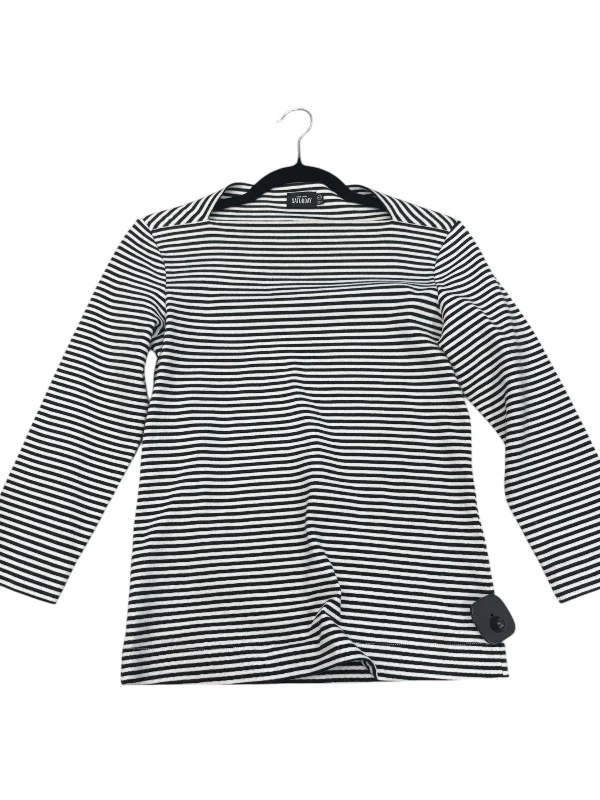 Top Long Sleeve By Kate Spade In Striped Pattern, Size: Xs