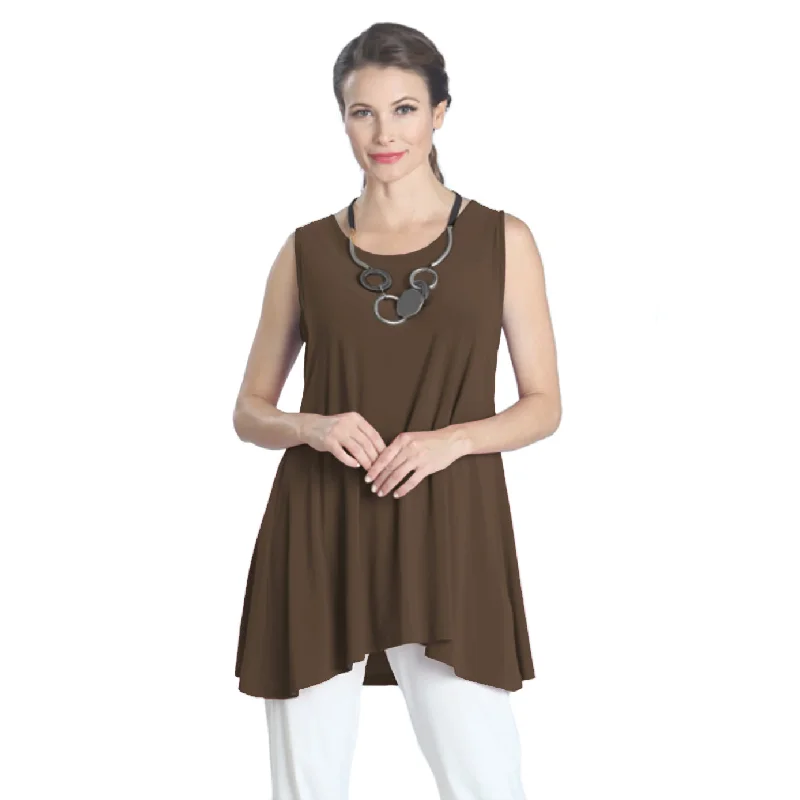 IC Collection Extender Length Tank in Brown - 6822T-BRN