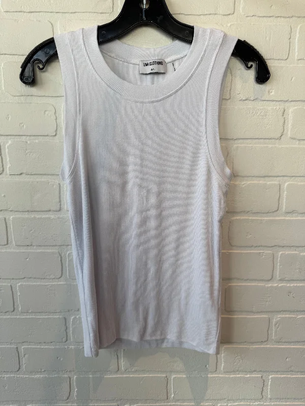 Top Sleeveless Basic By Cmc In White, Size: S