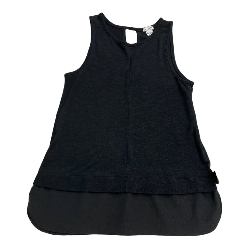 Top Sleeveless By J. Crew In Black, Size: S