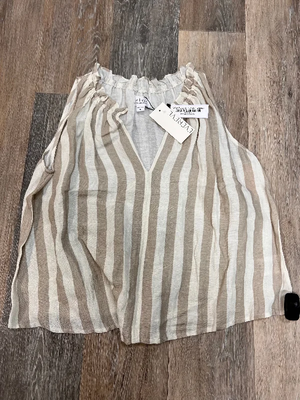 Top Sleeveless By Velvet By Graham & Spencer In Striped Pattern, Size: Xs