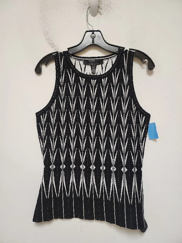 Top Sleeveless By White House Black Market In Black & White, Size: S